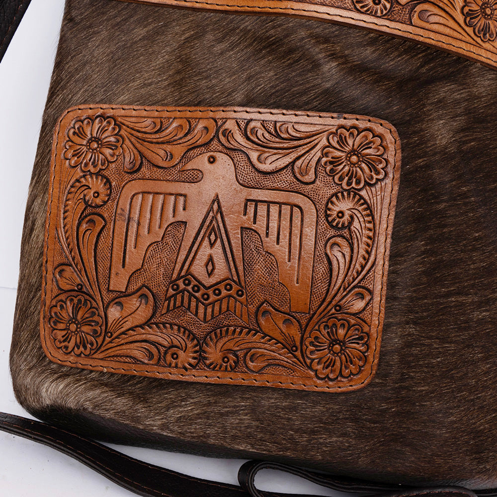 LC-KBK122 Large Crossbody Genuine Leather women bag western Bag