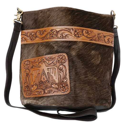 LC-KBK122 Large Crossbody Genuine Leather women bag western Bag