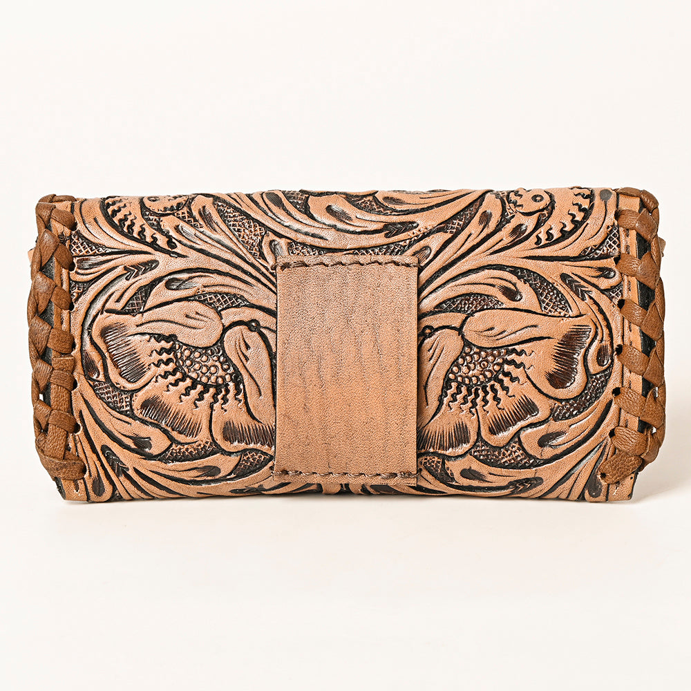 ADBG1203 American Darling Hand Tooled Genuine Leather Western Sunglass Case