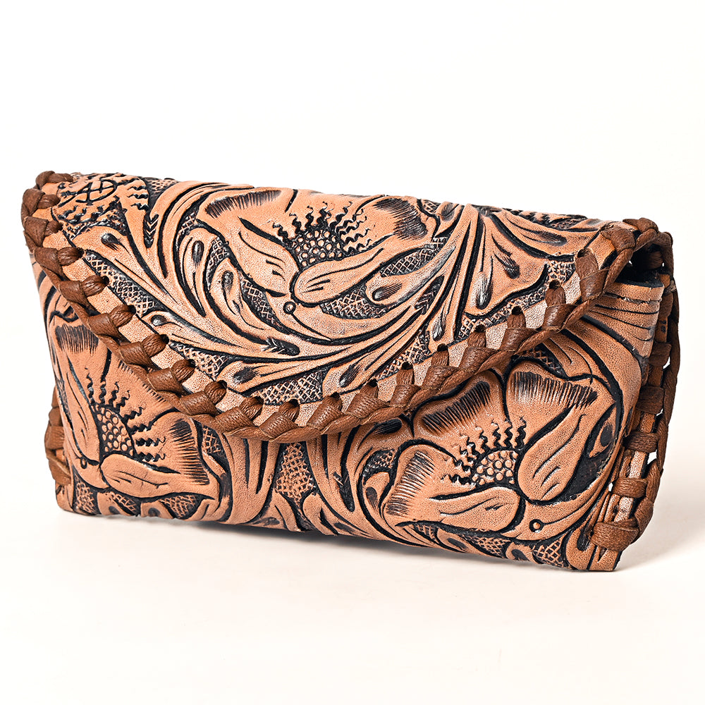 ADBG1203 American Darling Hand Tooled Genuine Leather Western Sunglass Case