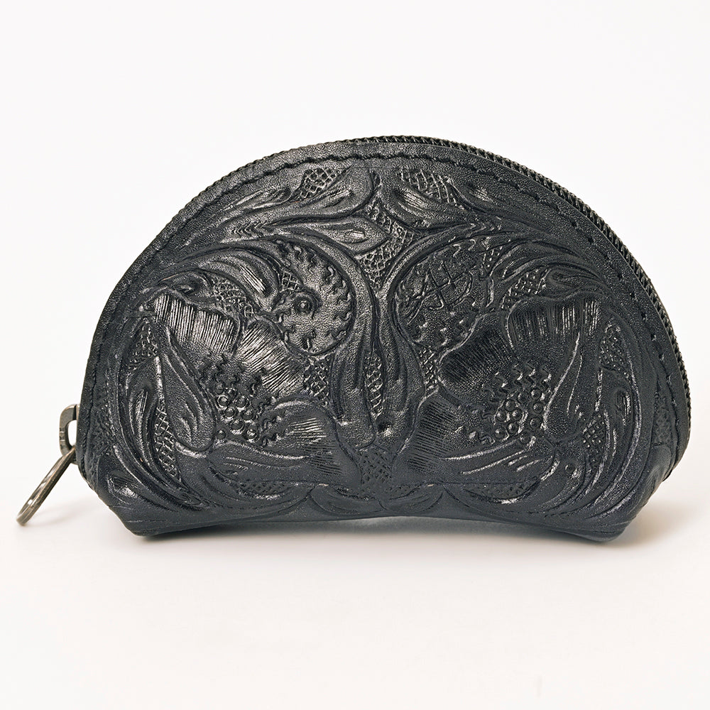 ADBG1205 American Darling Artisan Embossed Leather Sunglass Case Featuring Floral Design