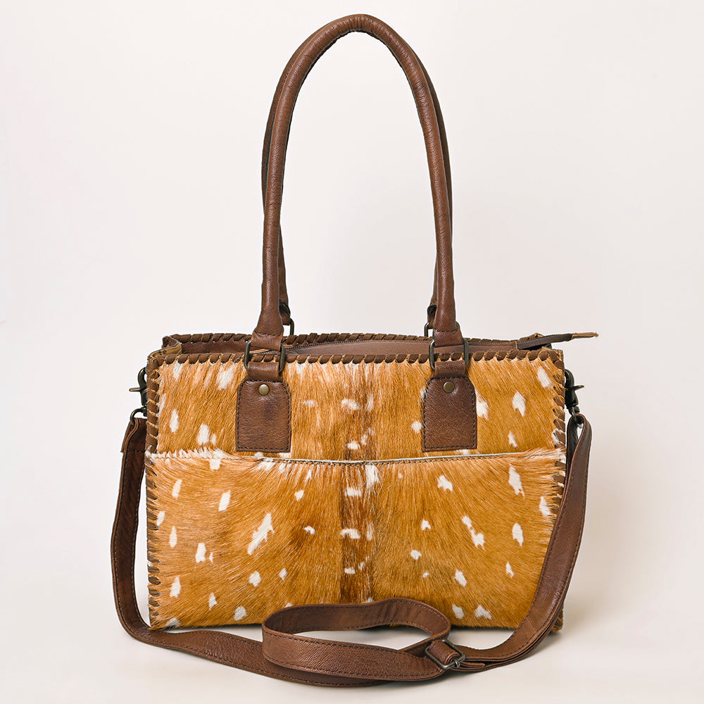 ADBG1215 American Darling Hair-On Cowhide Genuine Western Leather Tote Shoulder Bag