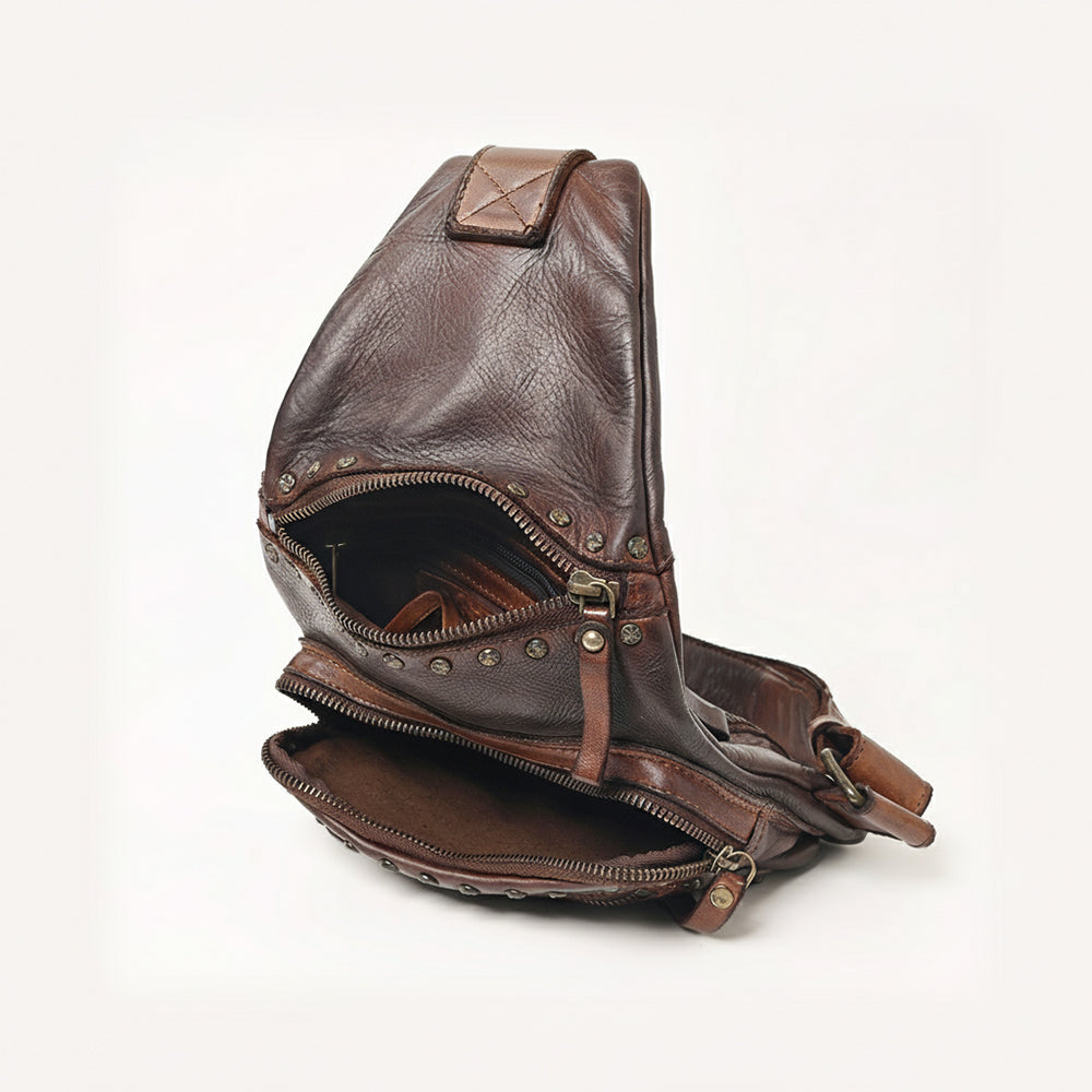 SWC191 Caldera - Full Grain Leather Sling Bag