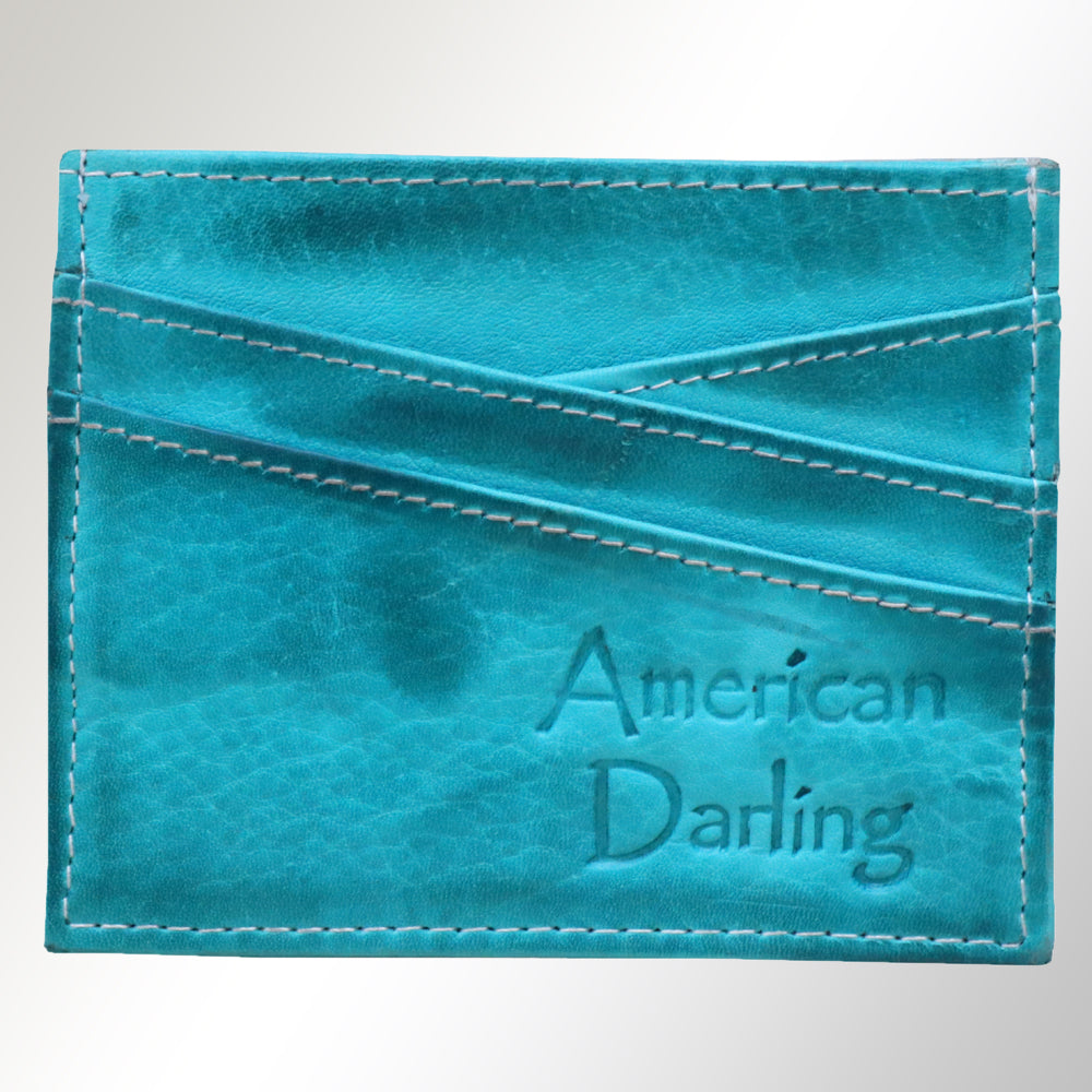 ADCCM102 Slim Leather Card Holder - Minimalist Wallet for Everyday Carry