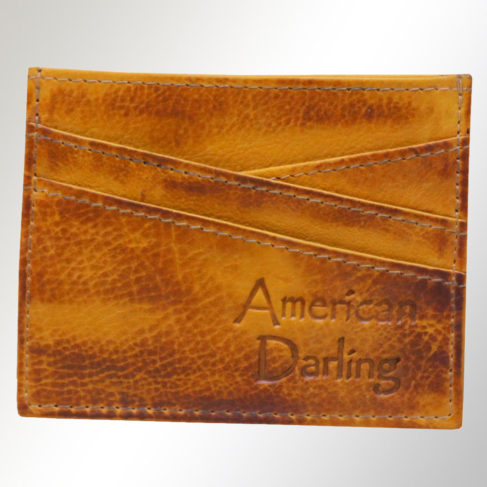 ADCCM102 Slim Leather Card Holder - Minimalist Wallet for Everyday Carry