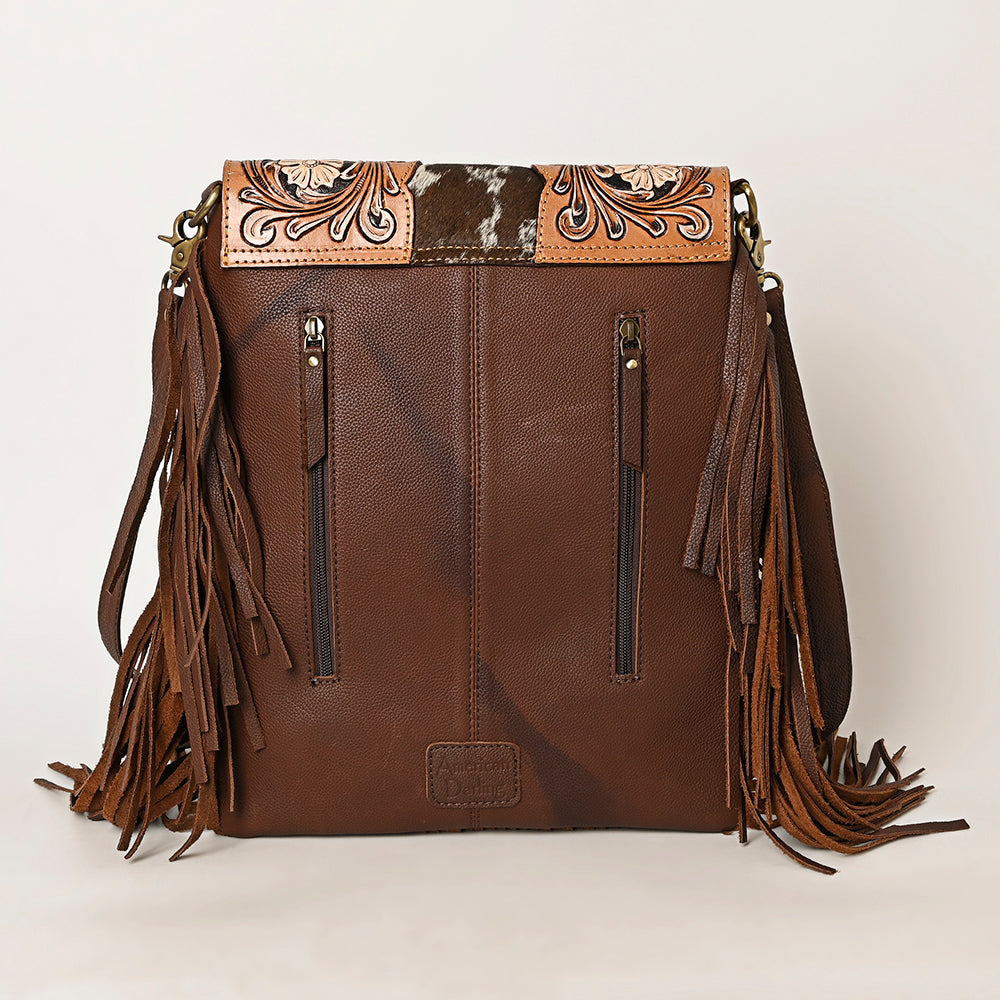 ADBGA420 Messenger Hair On Genuine Western Leather Women Bag