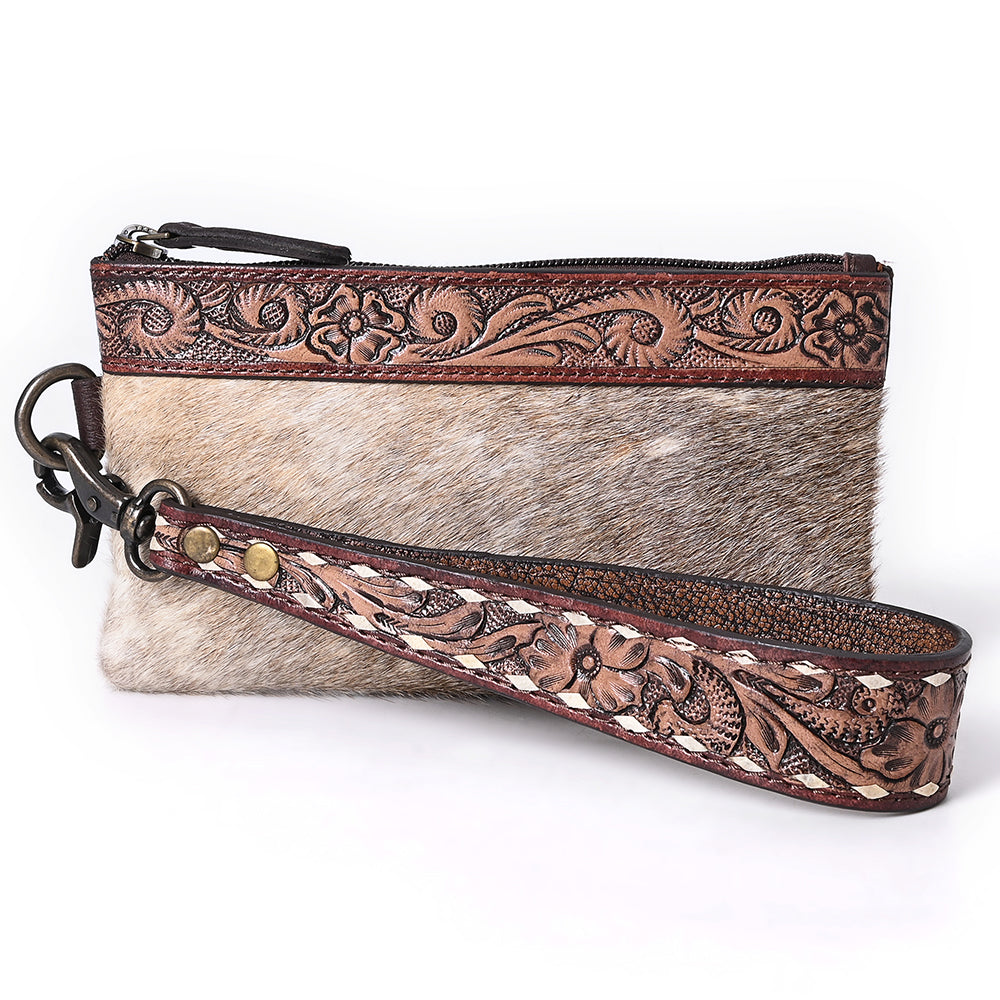 KBG275 Wristlet Genuine Leather women bag western Bag