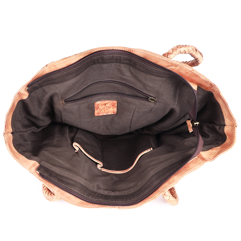 NMBGM141 Tote Genuine Leather women bag western Bag