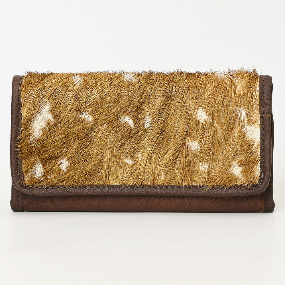 ADBG1223 American Darling Hair-On Cowhide Genuine Leather Western Wallet Bag