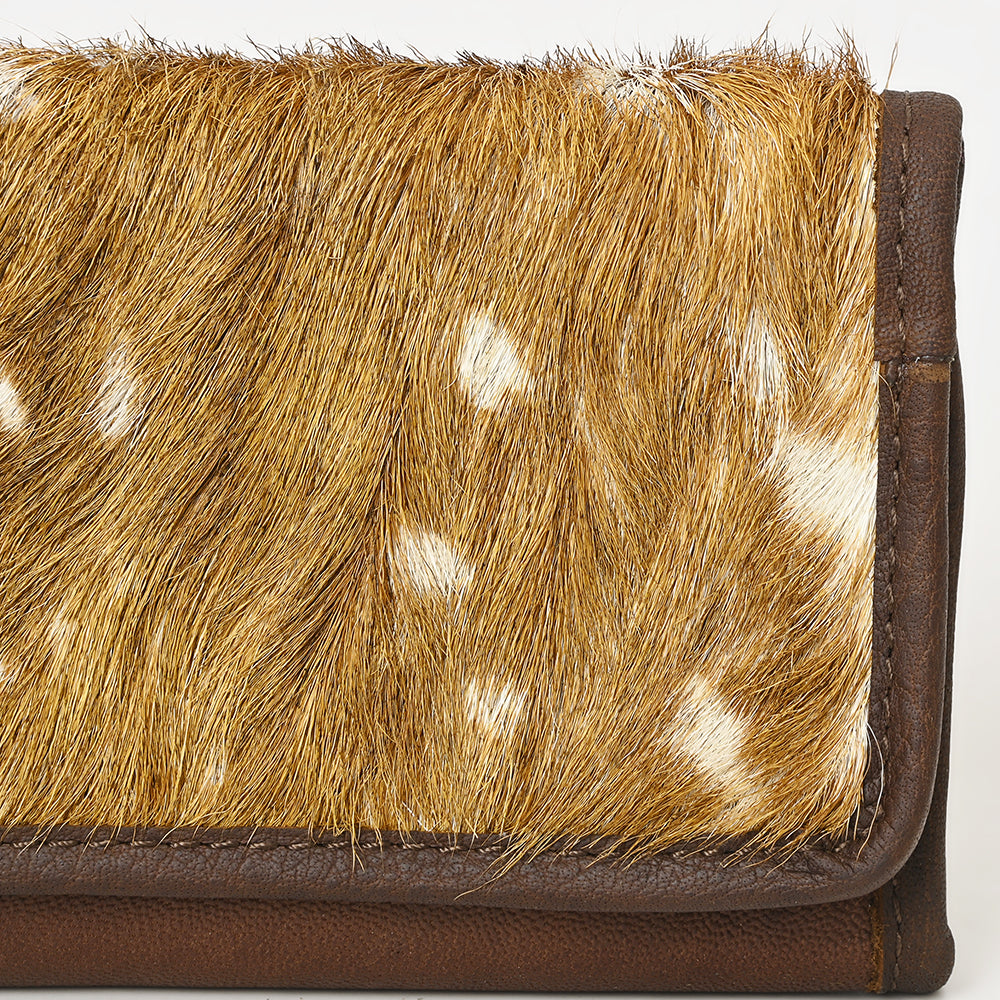 ADBG1223 American Darling Hair-On Cowhide Genuine Leather Western Wallet Bag