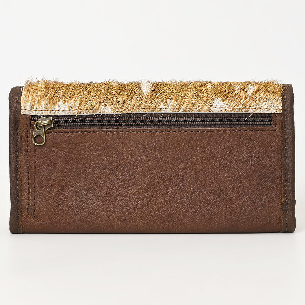 ADBG1223 American Darling Hair-On Cowhide Genuine Leather Western Wallet Bag