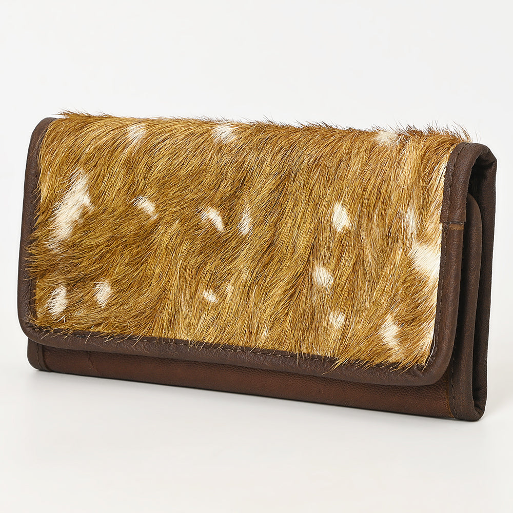 ADBG1223 American Darling Hair-On Cowhide Genuine Leather Western Wallet Bag