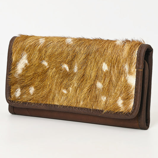 ADBG1223 American Darling Hair-On Cowhide Genuine Leather Western Wallet Bag