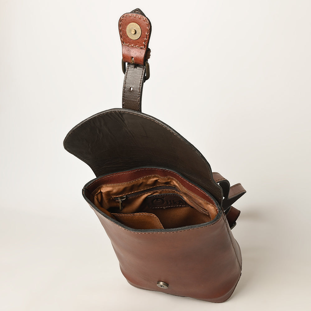 LC-KBG320 Backpack Genuine Leather women bag western Bag