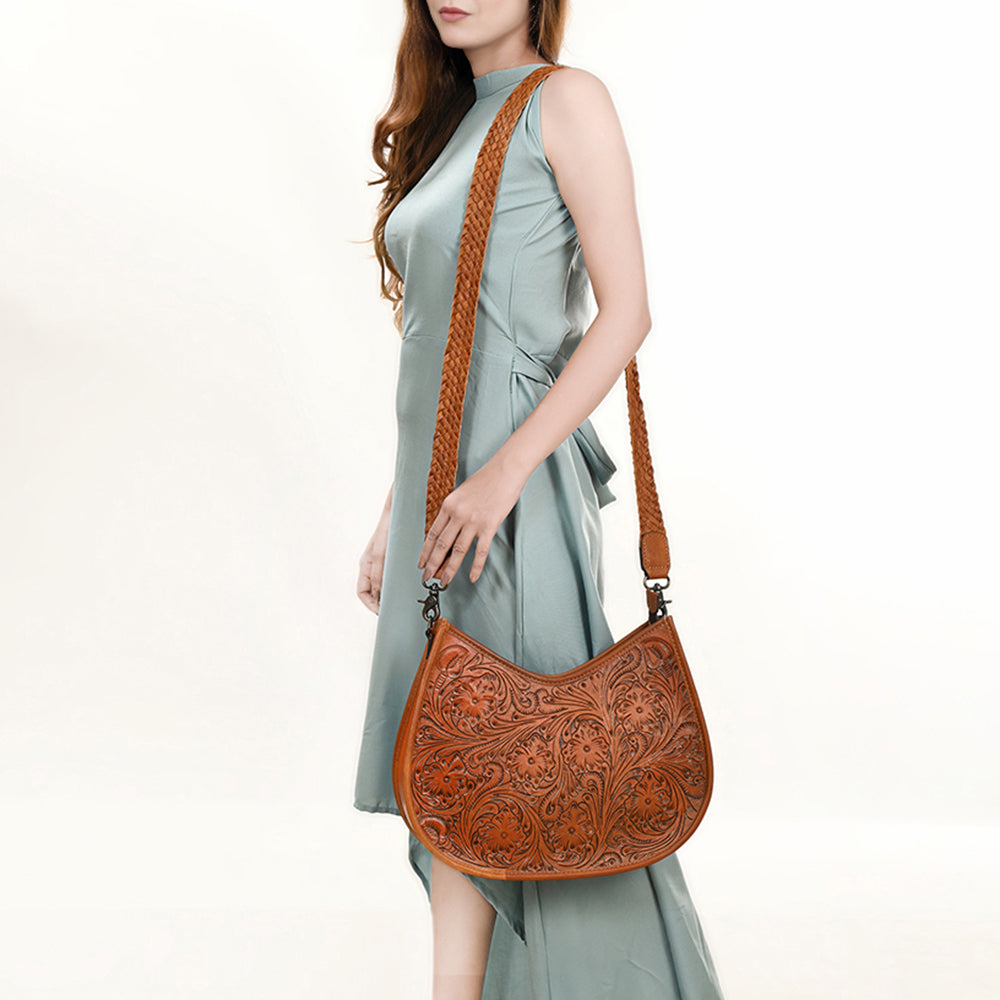 KBG342 Hobo Genuine Leather women bag western Bag