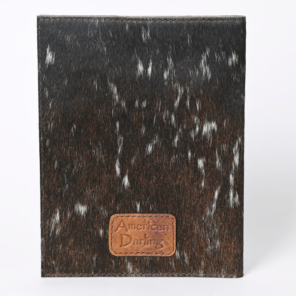 ADBG1244 American Darling Hair-On Cowhide Western Portfolio - Genuine Leather Document Holder