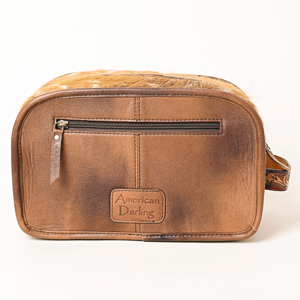 ADBG1254 American Darling Western Hair-On Cowhide Jewelry Bag in Genuine Leather
