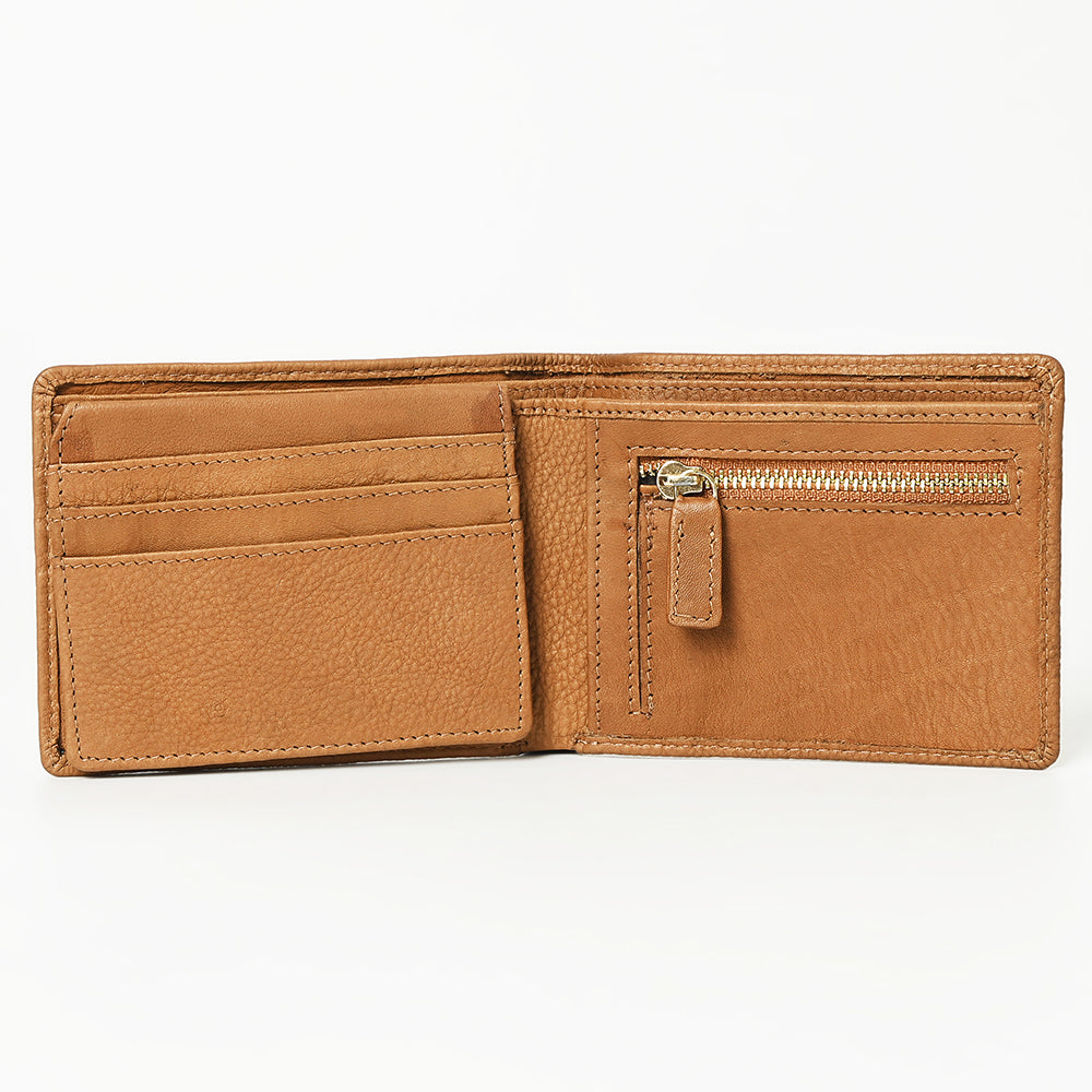 ADBGM395 Full-Grain Leather Bifold Wallet - American Darling