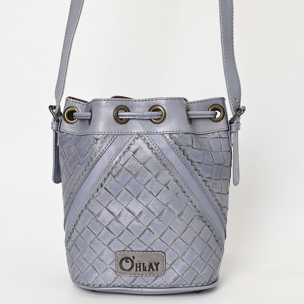 LC-OHG101B Bucket Genuine Leather women bag western Bag