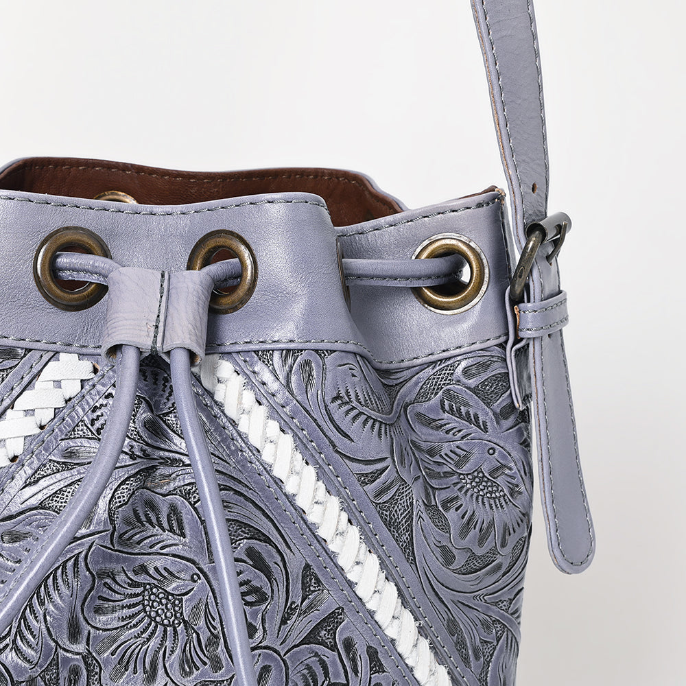 LC-OHG101B Bucket Genuine Leather women bag western Bag