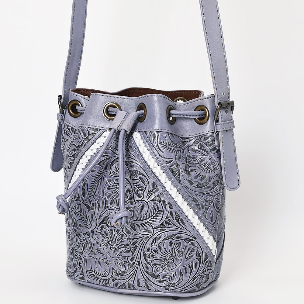 LC-OHG101B Bucket Genuine Leather women bag western Bag