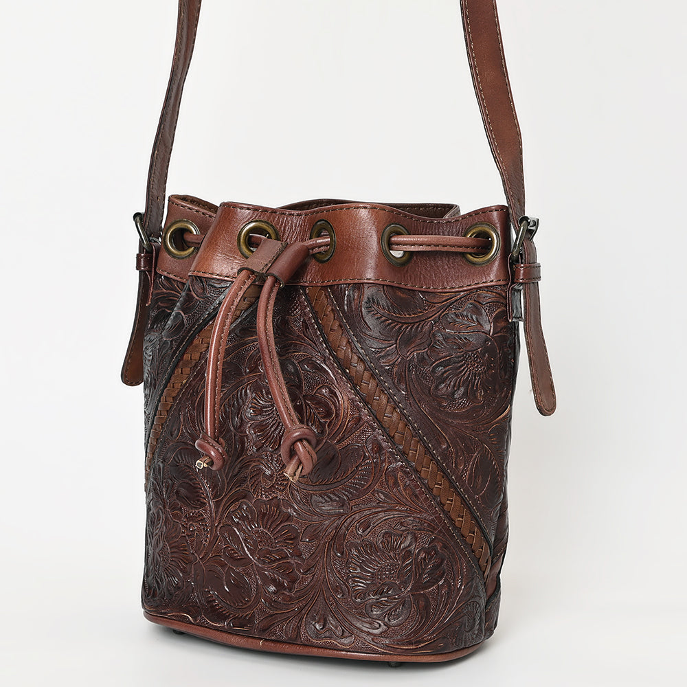 LC-OHG101C Bucket Genuine Leather women bag western Bag