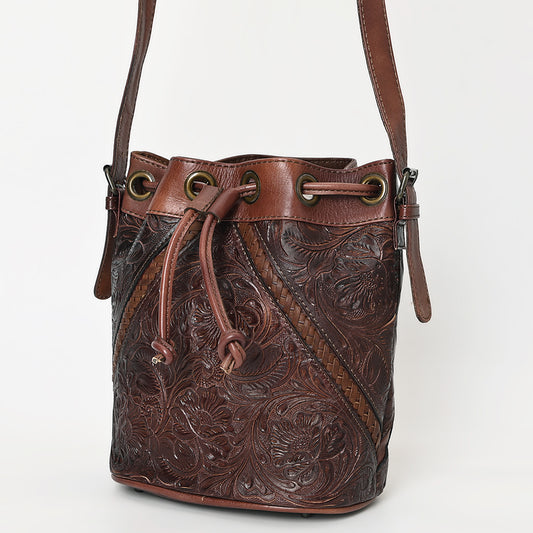 LC-OHG101C Bucket Genuine Leather women bag western Bag