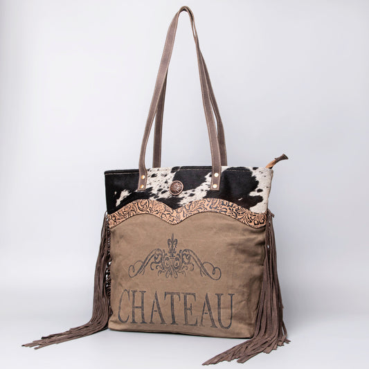 OHV124 Tote Upcycled Canvas Ladies Bag