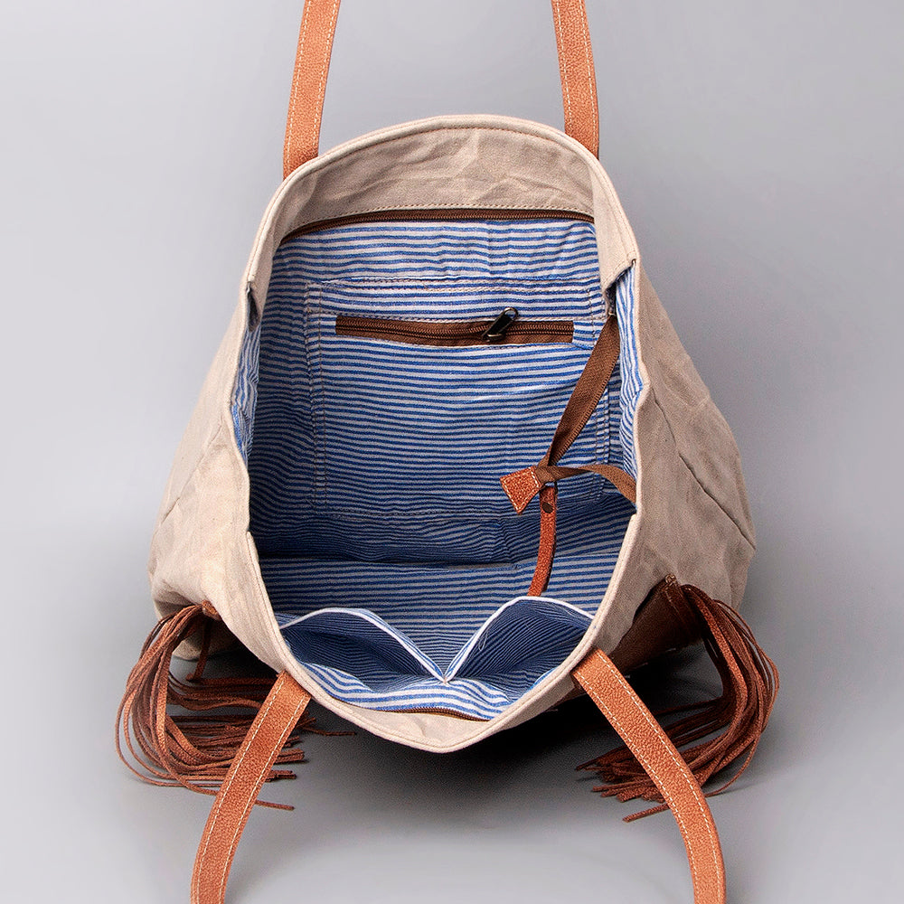 OHV127 Weekender Upcycled Canvas Ladies Bag