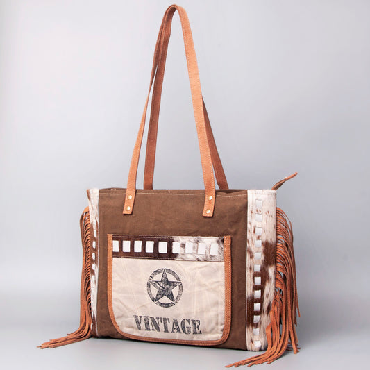 LC-OHV131 Weekender Upcycled Canvas Ladies Bag