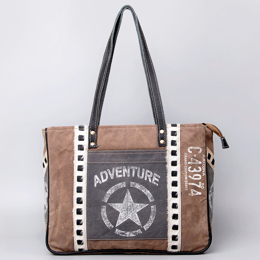 OHV132 Weekender Upcycled Canvas Ladies Bag