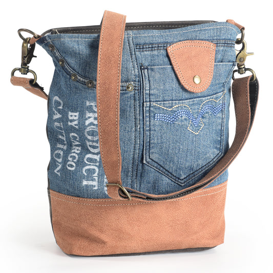 OHV139 Weekender Upcycled Canvas Ladies Bag