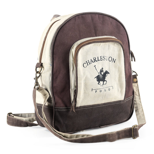 LC-OHV141  Crossbody Upcycled Canvas Ladies Bag