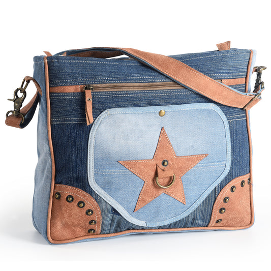 OHV143 Weekender Upcycled Canvas Ladies Bag