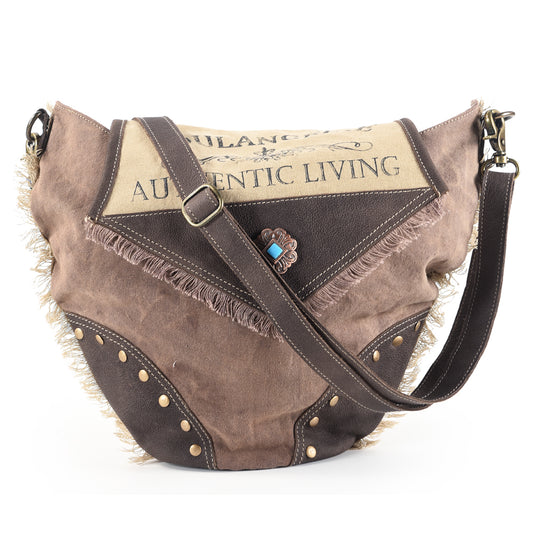 LC-OHV146 Hobo Upcycled Canvas Ladies Bag