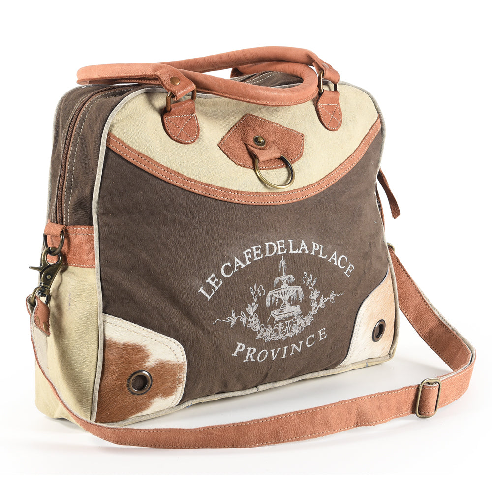LC-OHV148 Weekender Upcycled Canvas Ladies Bag