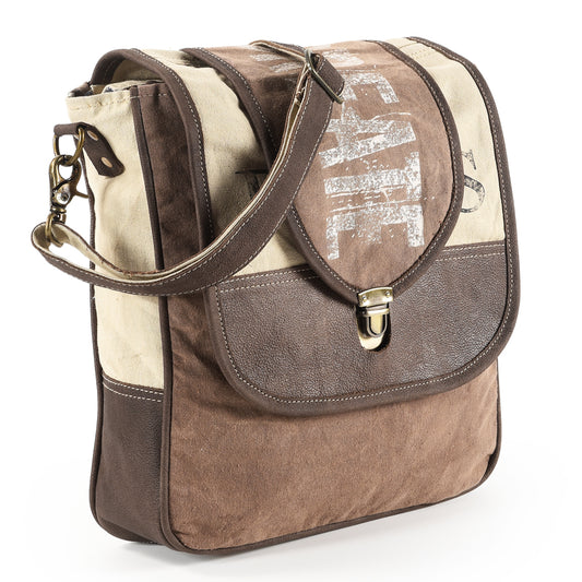 LC-OHV152 Crossbody Upcycled Canvas Ladies Bag