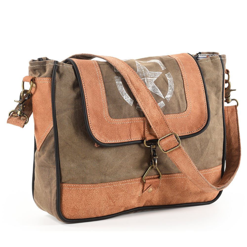 OHV160 Weekender Upcycled Canvas Ladies Bag