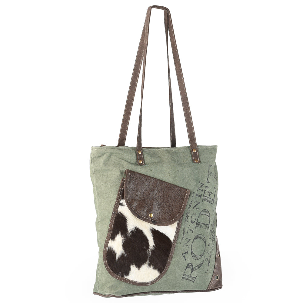 LC-OHV168 Tote Upcycled Canvas Ladies Bag