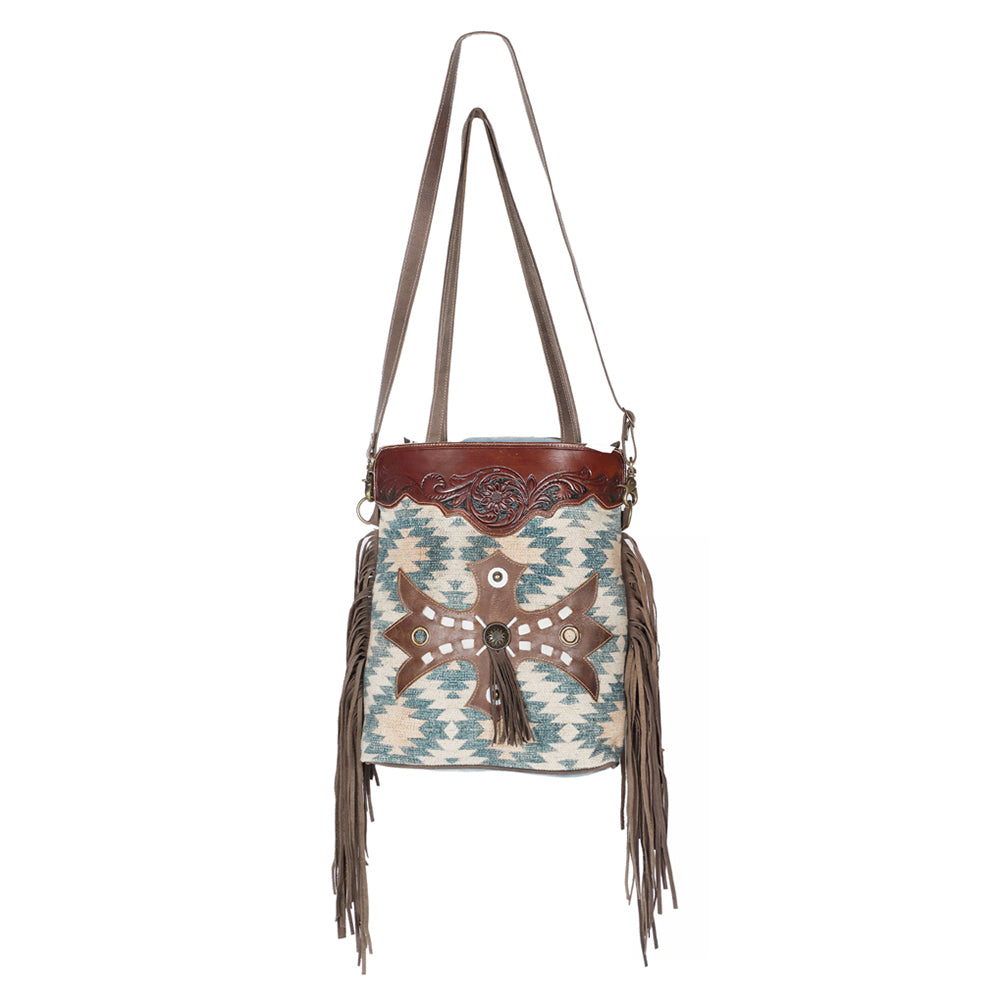 LC-OHV176 Tote Upcycled Canvas Ladies Bag