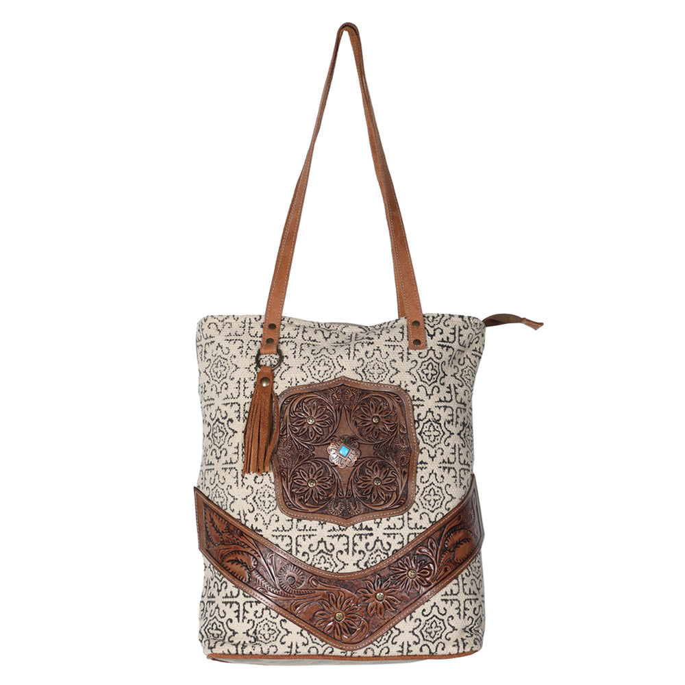 LC-OHV183 Tote Upcycled Canvas Ladies Bag