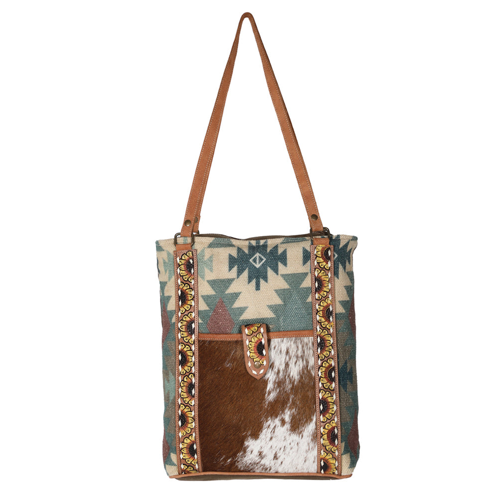 LC-OHV188 Tote Upcycled Canvas Ladies Bag