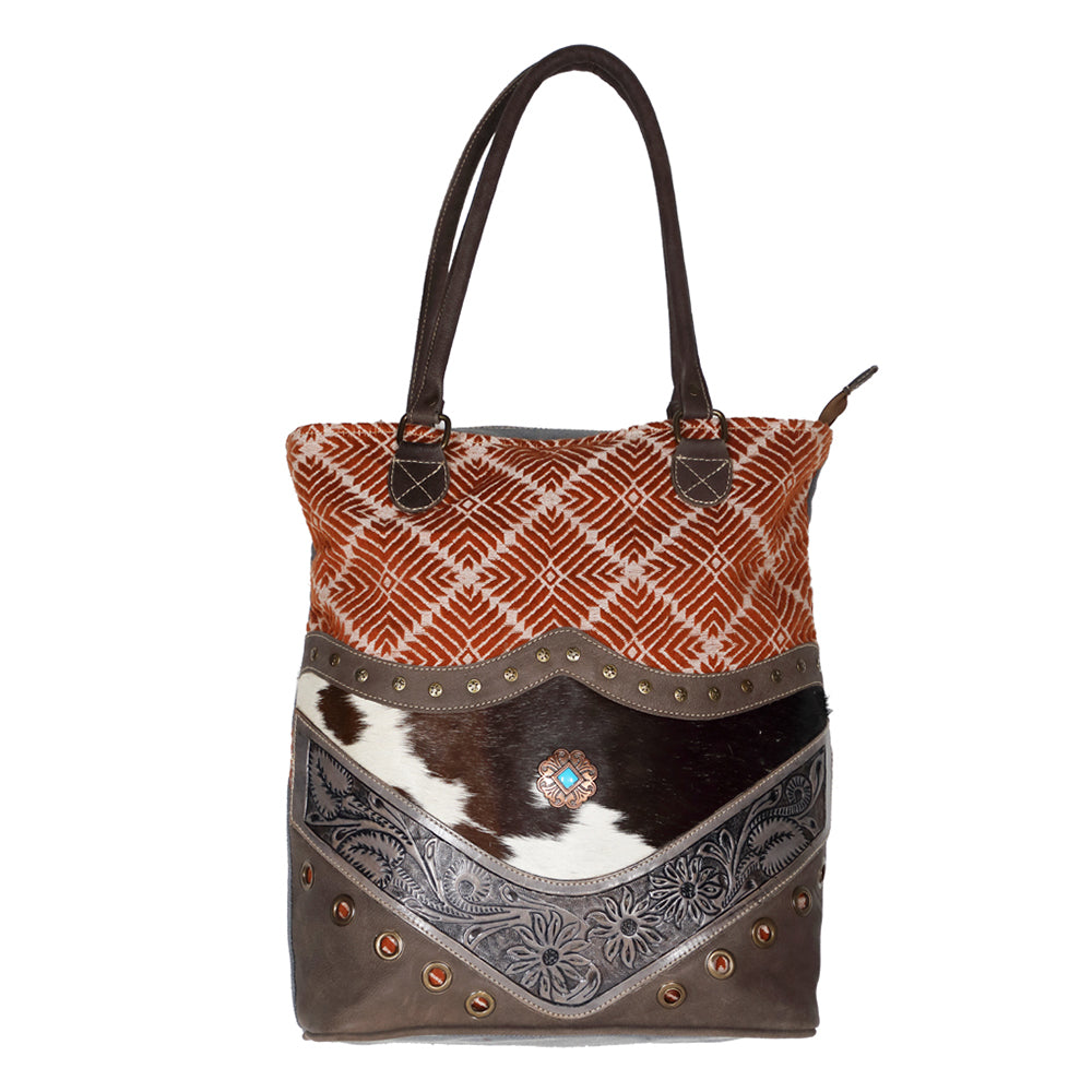 LC-OHV203  Tote Upcycled Canvas Ladies Bag