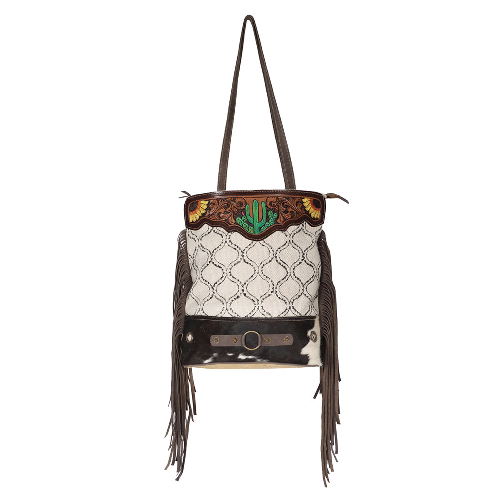 LC-OHV204 Tote Upcycled Canvas Ladies Bag