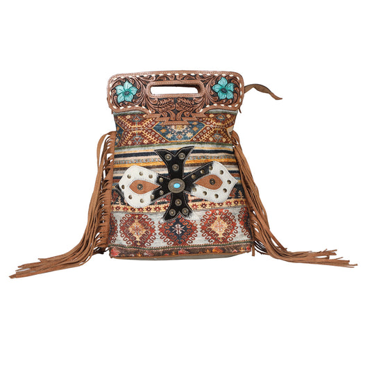 LC-OHV206 Clutch Upcycled Canvas Ladies Bag