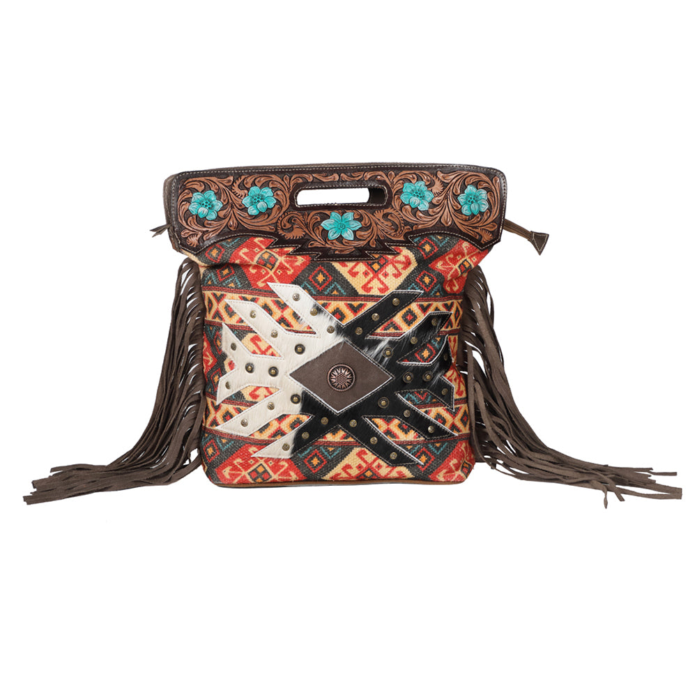 LC-OHV210 Clutch Upcycled Canvas Ladies Bag