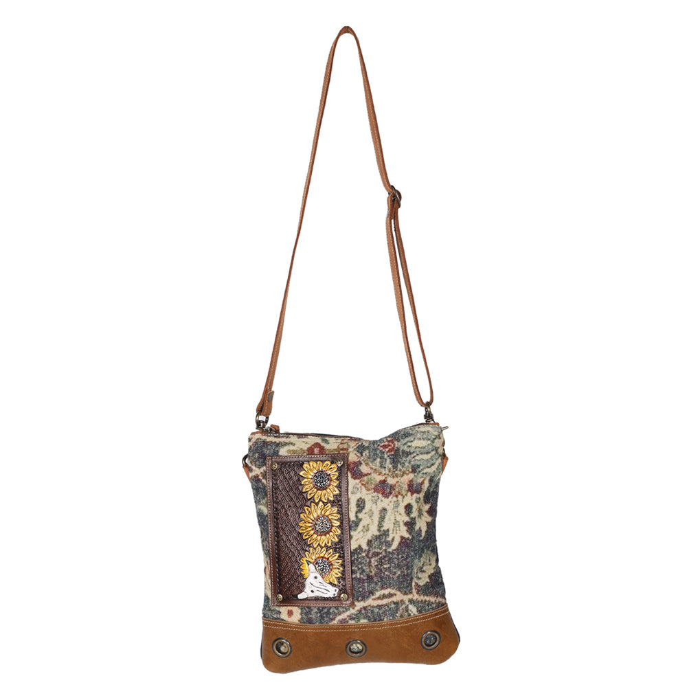 LC-OHV213 Crossbody Upcycled Canvas Ladies Bag