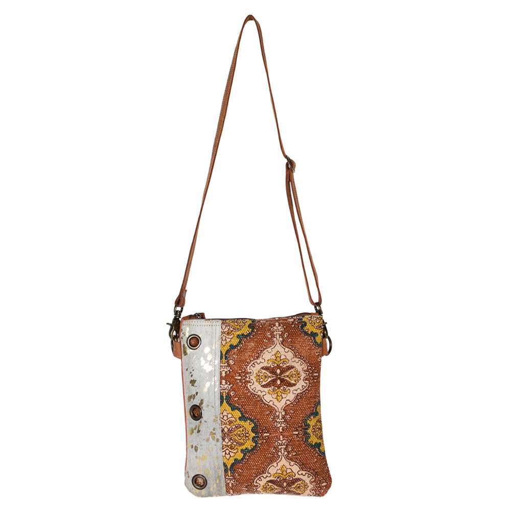 LC-OHV216  Crossbody Upcycled Canvas Ladies Bag