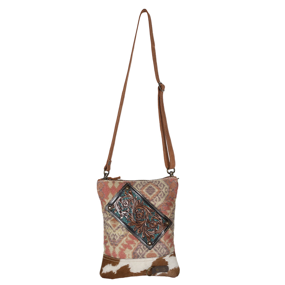 LC-OHV217 Crossbody Upcycled Canvas Ladies Bag