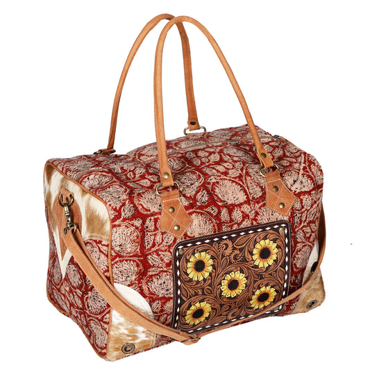 LC-OHV225  Duffel Upcycled Canvas Ladies Bag